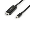 RS PRO 1 Port Mini DisplayPort to HDMI Adapter Cable 3 m Length 4K x 2K Resolution MDP2HDMM3MB