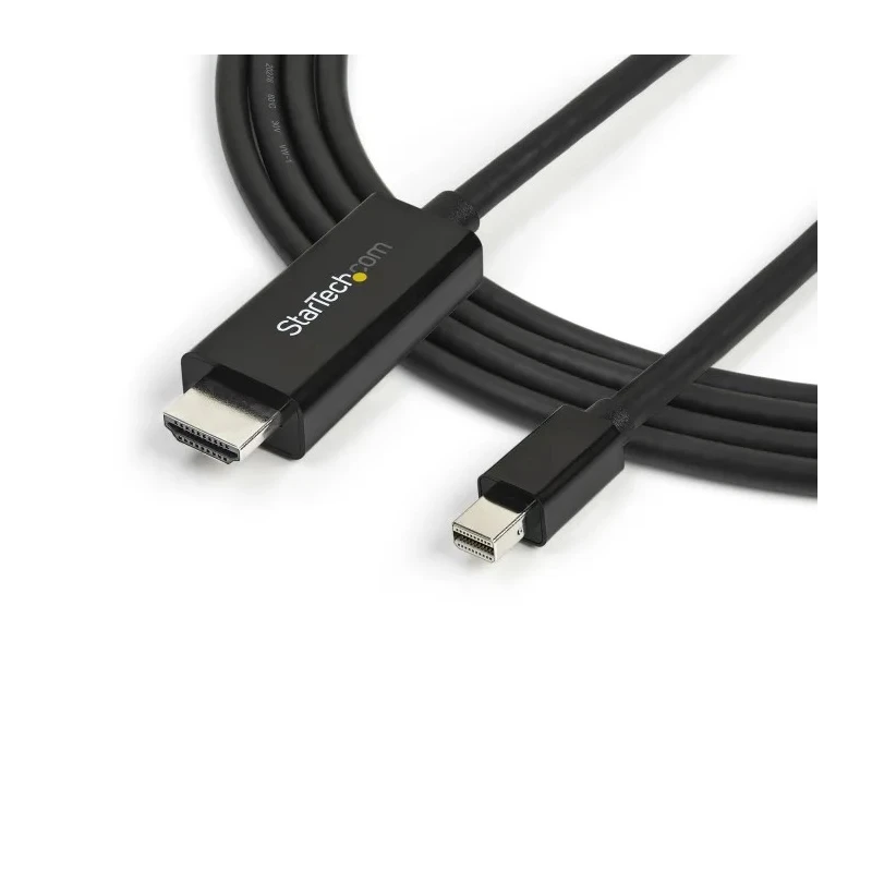 RS PRO 1 Port Mini DisplayPort to HDMI Adapter Cable 3 m Length 4K x 2K Resolution MDP2HDMM3MB