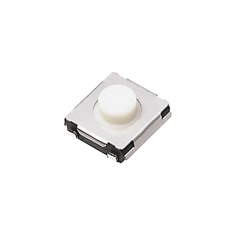 Panasonic White Tactile Switch Push Plate Surface Mount 0.7 mm Actuator Length 3.5N Operating Force EVQQ2Y02W