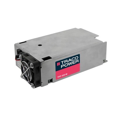 TRACOPOWER Switching Power Supply 48V DC 450W 264V AC Screw Mount TPP 450-148-M