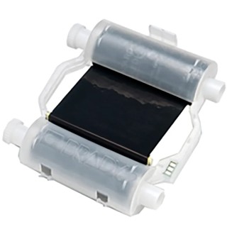 Brady Black Label Printer Ribbon, 110 mm Width, 60 m Length Resin Material B30-R6000OC