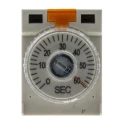 RS PRO Timer Relay, 2-Contact, 12 V DC 110V AC, 2 to 60 Seconds Timing, 1-Function, DPDT Switch Configuration 179-2941