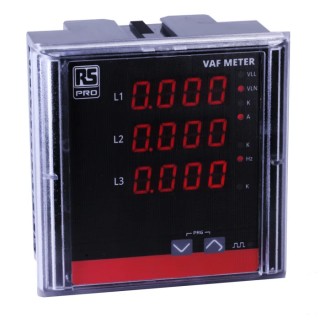 RS PRO 3 Phase Digital Energy Meter Type Digital 179-7572