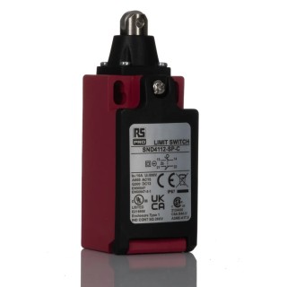 RS PRO Roller Plunger Limit Switch, 1 NO/1 NC, IP67, Glass Reinforced Plastic Housing, 600V AC, 10A IP67
