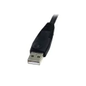 StarTech.com KVM Cable Male USB Type A to Male 3.5 mm Stereo Jack x 2 1.8m DP4N1USB6