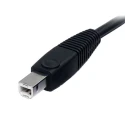 StarTech.com KVM Cable Male USB Type A to Male 3.5 mm Stereo Jack x 2 1.8m DP4N1USB6