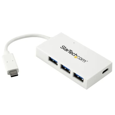RS PRO 4 Port USB 3.0 USB Hub, USB Powered, Compact 75mm x 40mm x 13mm HB30C3A1CFBW