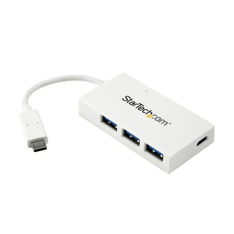 RS PRO 4 Port USB 3.0 USB Hub, USB Powered, Compact 75mm x 40mm x 13mm HB30C3A1CFBW