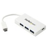 RS PRO 4 Port USB 3.0 USB Hub, USB Powered, Compact 75mm x 40mm x 13mm HB30C3A1CFBW