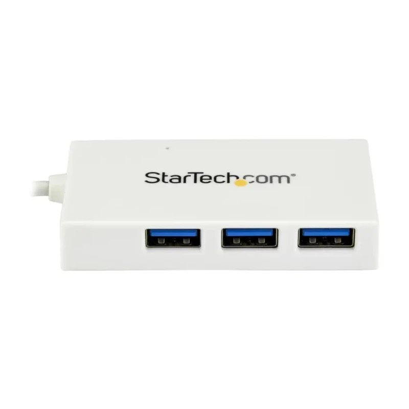 RS PRO 4 Port USB 3.0 USB Hub, USB Powered, Compact 75mm x 40mm x 13mm HB30C3A1CFBW