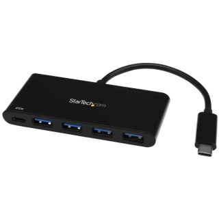 RS PRO 4 Port USB 3.0 USB Hub, USB Powered, 11 mm Height 40 mm Depth 93 mm Width HB30C4AFPD