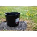 RS PRO 14L Heavy Duty Plastic Black Round Bucket with Handle 178-7642