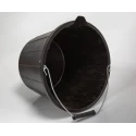 RS PRO 14L Heavy Duty Plastic Black Round Bucket with Handle 178-7642