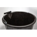 RS PRO 14L Heavy Duty Plastic Black Round Bucket with Handle 178-7642