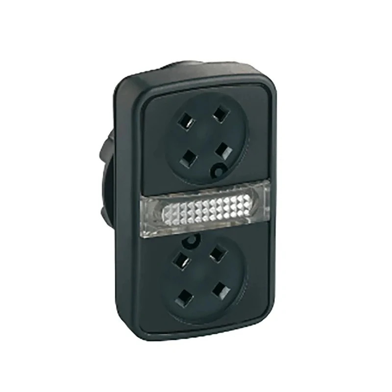 Schneider Electric ZB5 Series Black Momentary Push Button Head 22mm Cutout Plastic IP66 IP67 IP69K ZB5AW7A9
