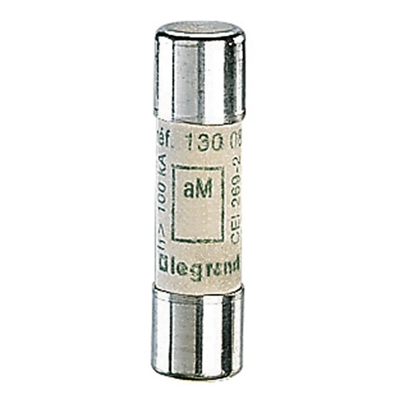 Legrand 2A Ceramic Cartridge Fuse, 10 x 38 mm, 500V AC, Ceramic Body 0 130 02