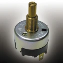 Nidec Components Rotary Switch SPDT 6A Panel Mount, Latching Operation, 250V AC, Solder Terminal SRF112-Z