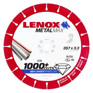 Lenox Aluminium Oxide Abrasive Disc Cutting Disc 357 mm Medium Grade P80 Grit 2030942