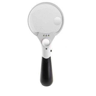 RS Pro Illuminated Magnifier 9x Magnification 88.9mm Diameter 180-9469