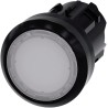 Siemens SIRIUS ACT 3SU10 Series White Latching Push Button Head, 22 mm Cutout, IP66, IP67, IP69K 3SU1001-0AA60-0AA0