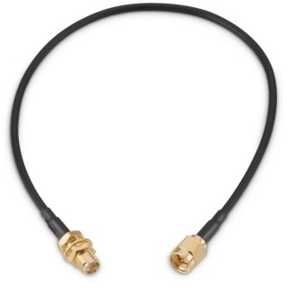 Wurth Elektronik SMA Series 152.4 mm RG174 Coaxial Cable 50 Ω White Terminated RG174