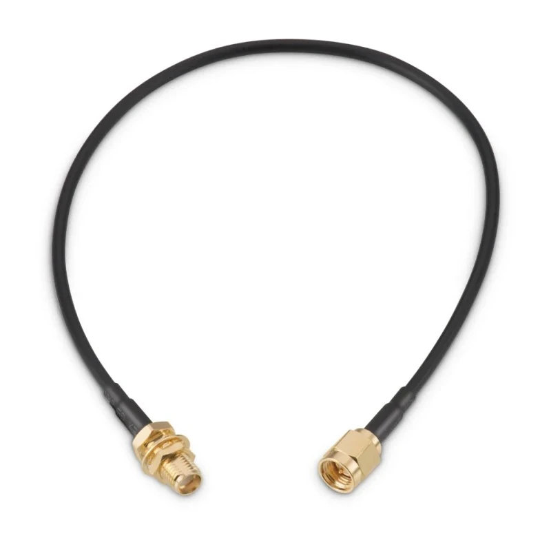 Wurth Elektronik SMA Series 152.4 mm RG174 Coaxial Cable 50 Ω White Terminated RG174