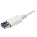 StarTech.com 7 Port USB 3.0 USB Hub, AC Adapter Powered, Aluminium Housing, 37 mm Depth x 18 mm Height x 183 mm ST73007UA
