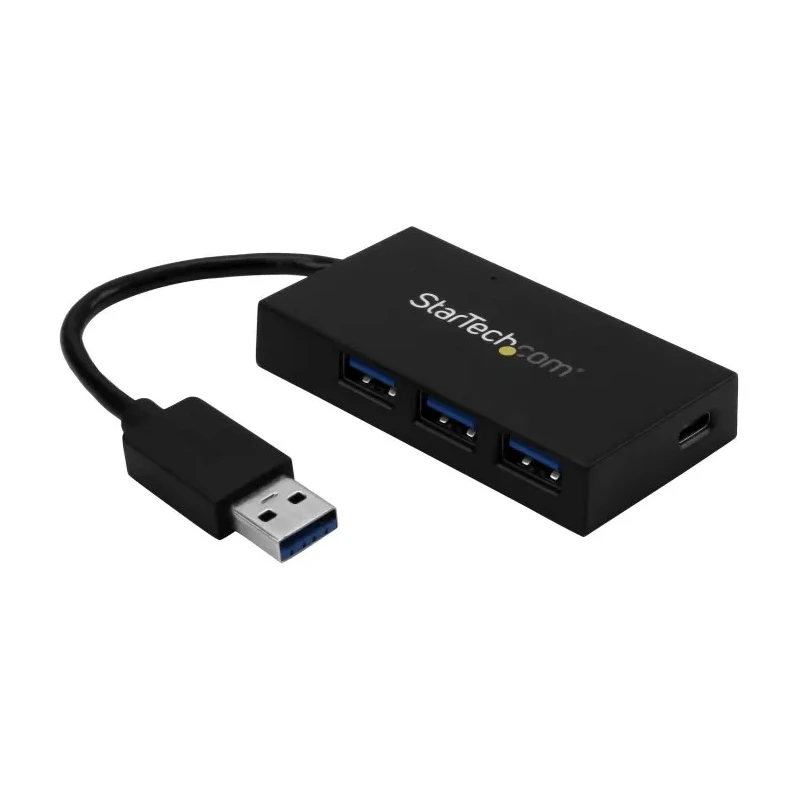 StarTech.com 4 Port USB 3.0 USB Hub AC Adapter Powered, Compact 74x38x13 mm HB30A3A1CSFS
