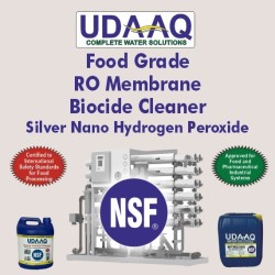 Aquasol Membrane Biocide Cleaner Nano Silver Hydrogen Peraoxide Based Biocide WTROB800