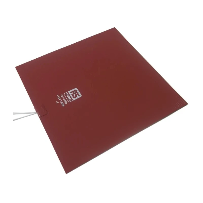 RS PRO Silicone Heater Mat Square 12 in x 12 in 115V ac 720W 180°C 181-2059