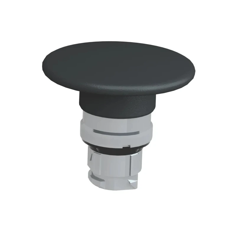Schneider Electric ZB4 Series Black Spring Return Push Button Head 22 mm Cutout IP67 IP69K IP66 ZB4BR216