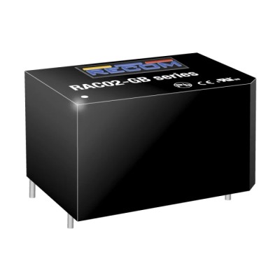 Recom Switching Power Supply 3.3V DC 2W PCB Mount, Universal AC Input 85-264V RAC02-3.3SGB