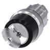 Siemens SIRIUS ACT 3SU10 2-position Key Switch Head, Latching, 22 mm Cutout 3SU1050-4CF21-0AA0