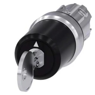 Siemens SIRIUS ACT 3SU10 3-position Key Switch Head Momentary 22 mm Cutout 3SU1050-5BM01-0AA0