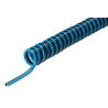 Festo Polyurethane Black Blue 6 m Recoil Hose, 8mm Tube Outside Diameter, 5.7mm Inside Diameter, 60°C PUN-8X1,25-S-6-DUO-BS