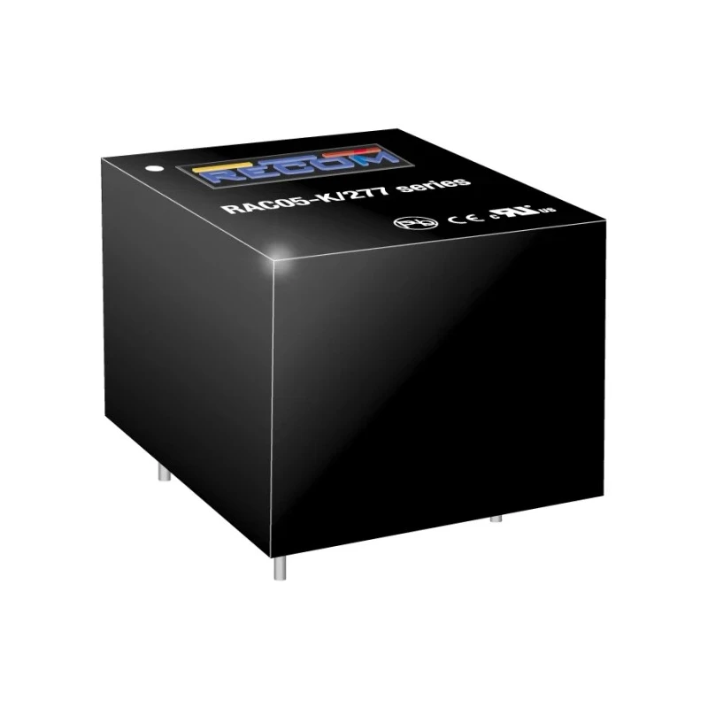 Recom 5W 3.3V DC Single Output PCB Mount Switching Power Supply RAC05-3.3SK/277/W
