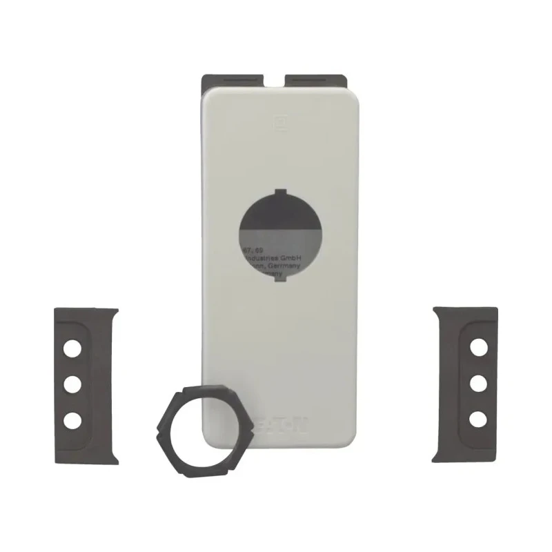 Eaton Grey Plastic M22 Push Button Enclosure 1 Hole 22 mm Diameter 197230 M22-FI1