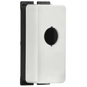 Eaton Grey Plastic M22 Push Button Enclosure 1 Hole 22 mm Diameter 197230 M22-FI1