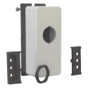 Eaton Grey Plastic M22 Push Button Enclosure 1 Hole 22 mm Diameter 197230 M22-FI1