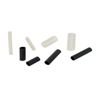 HellermannTyton Transparent Polyolefin Heat Shrink Tubing 6 mm Sleeve Diameter x 50 mm Length 4:1 Shrink Ratio TG40