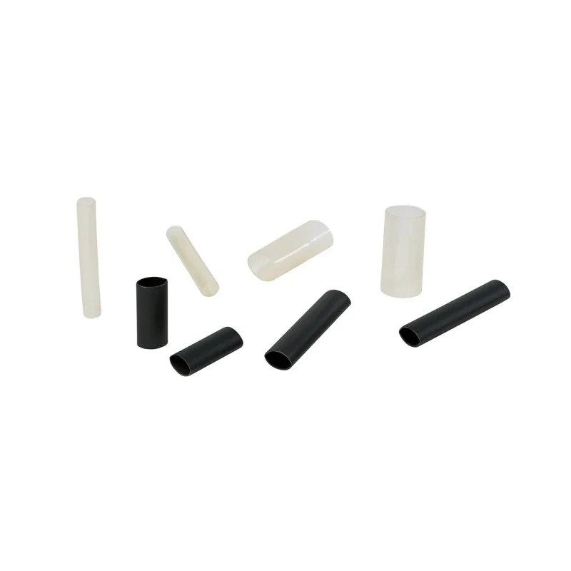 HellermannTyton Transparent Polyolefin Heat Shrink Tubing 6 mm Sleeve Diameter x 50 mm Length 4:1 Shrink Ratio TG40