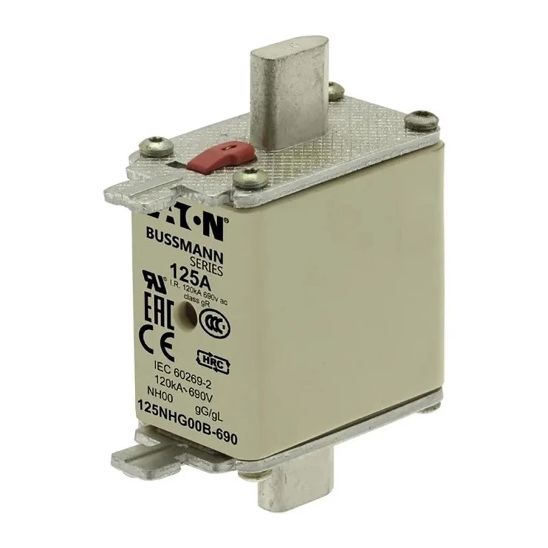 Eaton NH Fuse 125A, NH00 Size, 690V AC, High Rupture Capacity, IEC Standard NH00