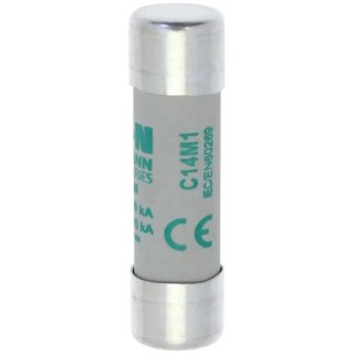 Eaton 1A Ceramic Cartridge Fuse 14 x 51 mm, 690V AC, aM Category C14M1