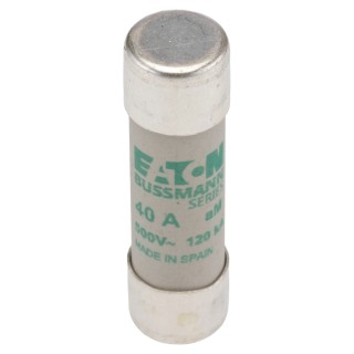 Eaton Ceramic Cartridge Fuse 40A Current Rating 500V AC Voltage 14 x 51 mm C14M40