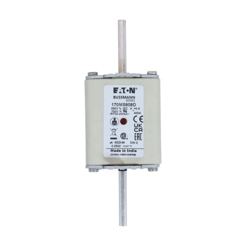 Eaton 400A Centred Tag Fuse NH2 690V AC Fast Acting High Rupture Capacity 170M5808D