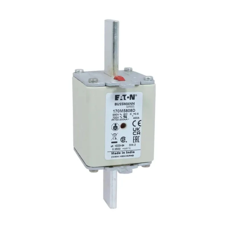 Eaton 400A Centred Tag Fuse NH2 690V AC Fast Acting High Rupture Capacity 170M5808D