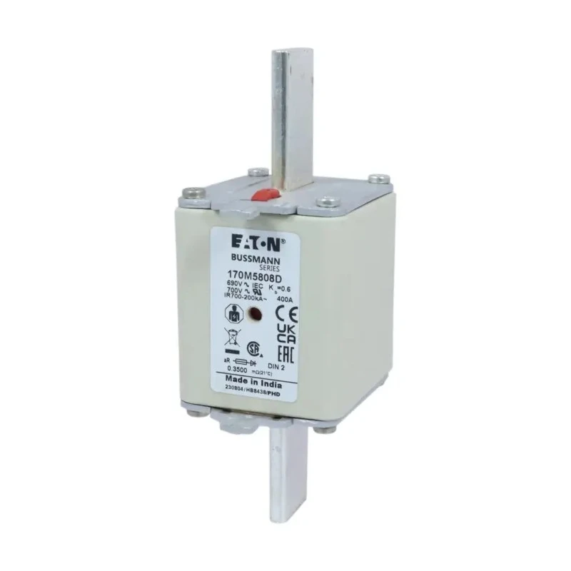 Eaton 400A Centred Tag Fuse NH2 690V AC Fast Acting High Rupture Capacity 170M5808D