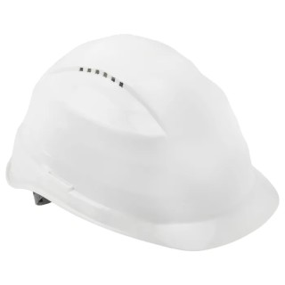 Skytec White Safety Helmet with Ventilation, Adjustable Pinlock Headband, Accessory Slots, Polyethylene Material 2C3000WS0000