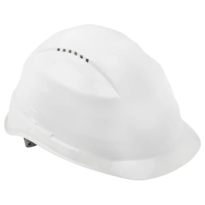 Skytec White Safety Helmet with Ventilation, Adjustable Pinlock Headband, Accessory Slots, Polyethylene Material 2C3000WS0000