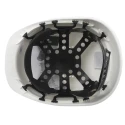 Skytec White Safety Helmet with Ventilation, Adjustable Pinlock Headband, Accessory Slots, Polyethylene Material 2C3000WS0000
